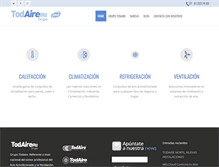 Tablet Screenshot of grupotodaire.com